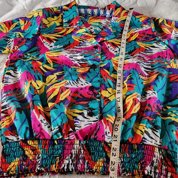 Vintage 80s Blouse - Picture 3 of 5